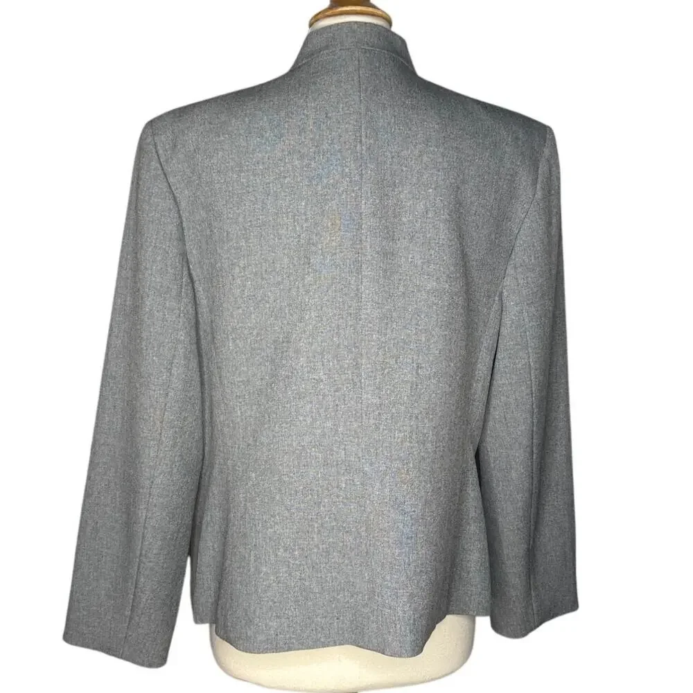 Anne Klein layering preppy blazer